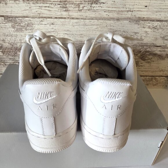 ⚪ Nike Air Force 1 ’07 Low Triple White | Clean Classic Sneakers - Picture 6 of 10
